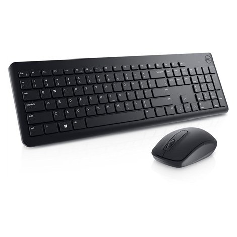 Dell | Keyboard and Mouse | KM3322W | Keyboard and Mouse Set | Wireless | Batteries included | EE | Black | Wireless connection